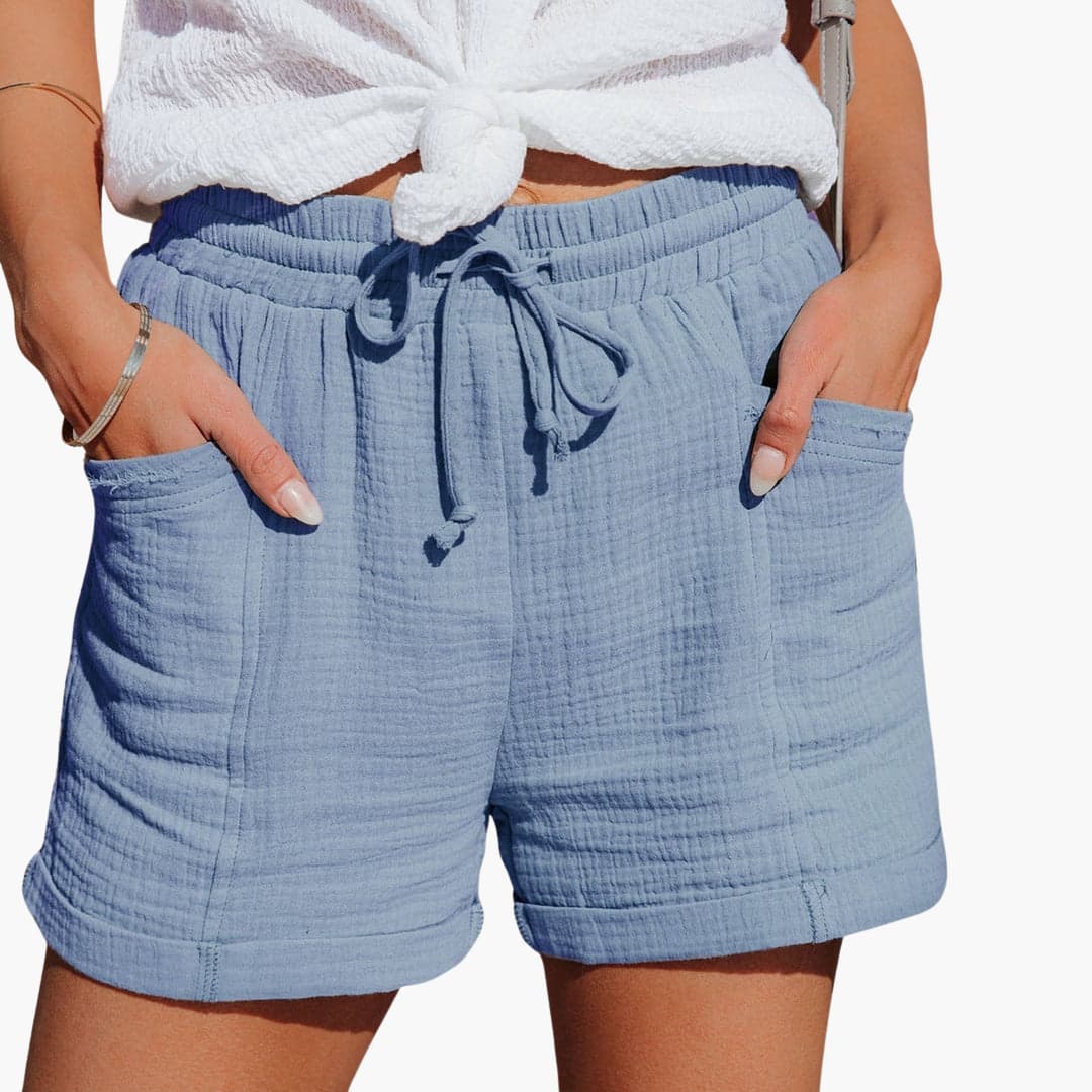Emma | Pantalones cortos informales con cordón