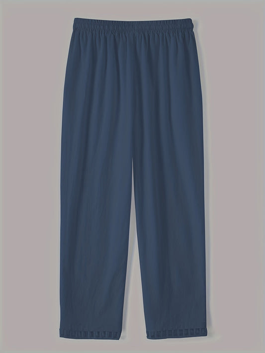 Woeen – Pantalones de estilo relajado con detalles
