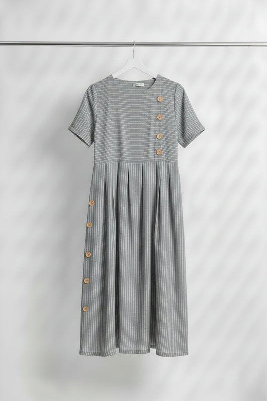 Carmen | Vestido midi a rayas