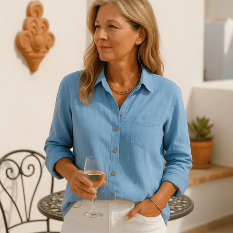 Eve | Blusa de lino de alta calidad