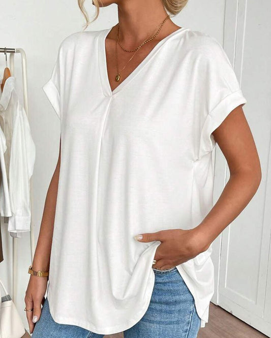 Estella | Camiseta casual de patchwork