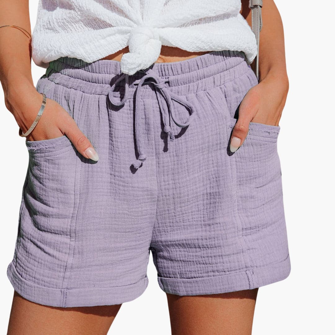 Emma | Pantalones cortos informales con cordón