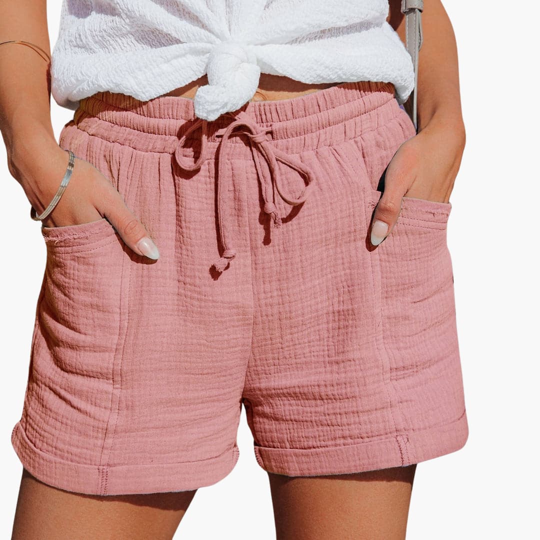 Emma | Pantalones cortos informales con cordón