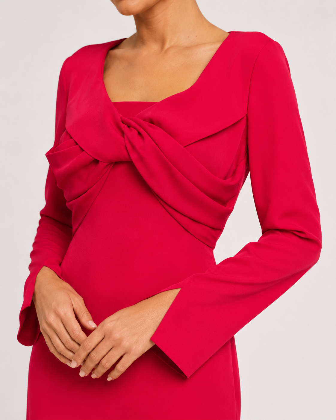 Carmen | Vestido Midi Elegante Rojizo