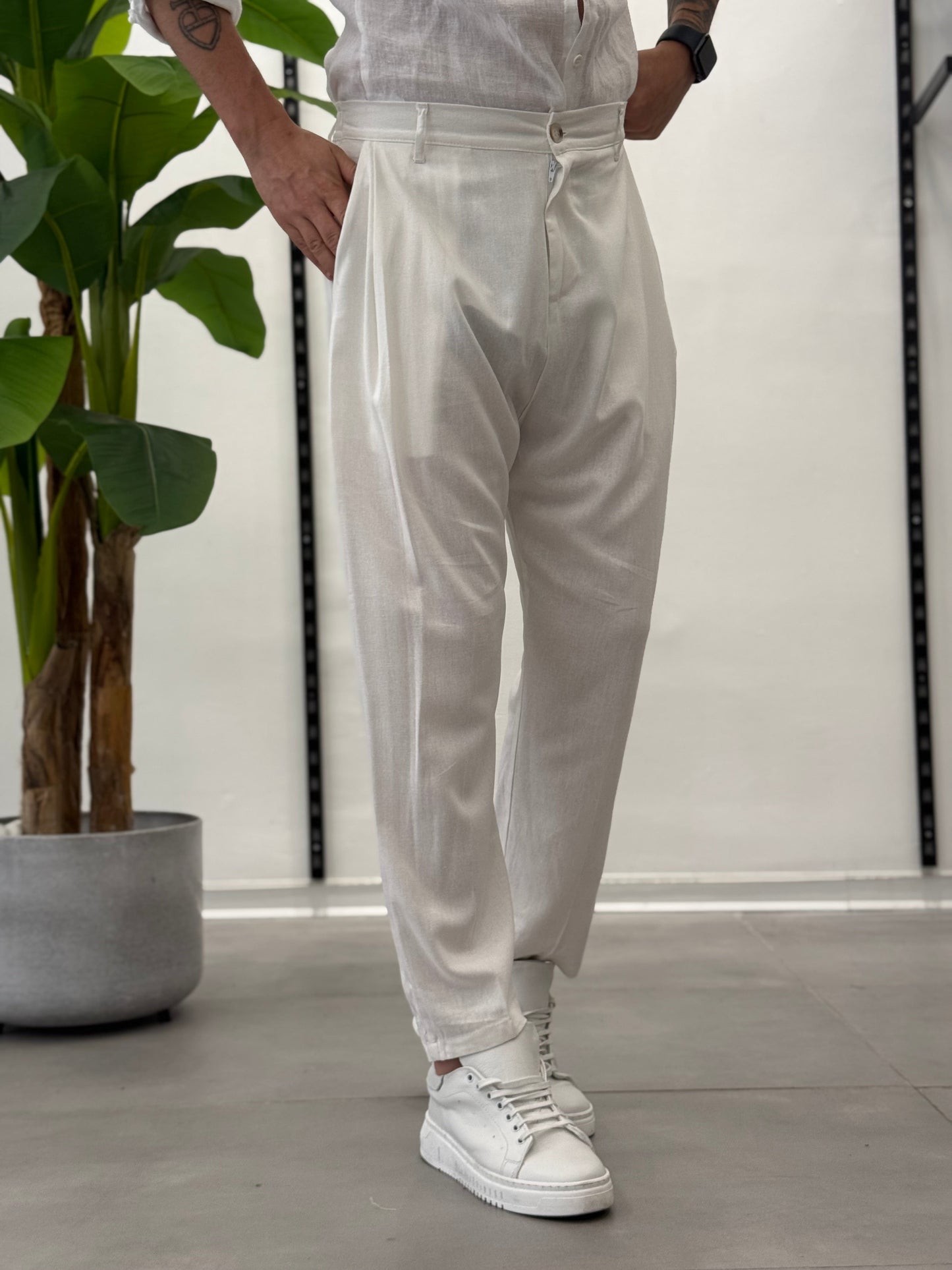 Alé - Pantalones de lino de Miami