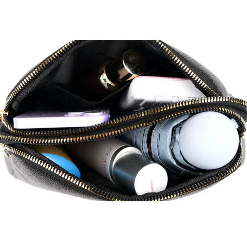 Bolso de hombro de piel de lujo