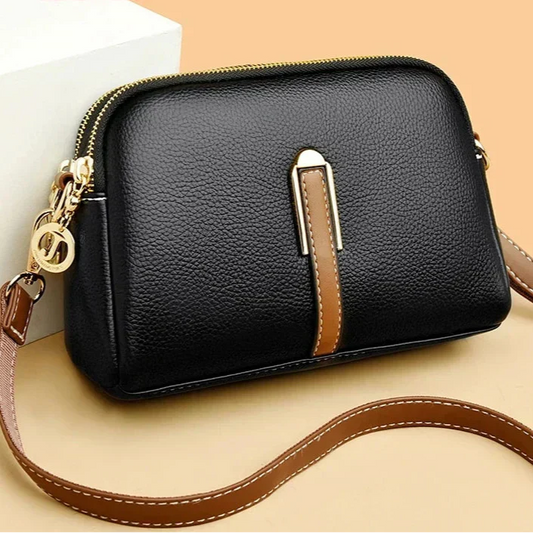 Bolso de hombro de piel de lujo