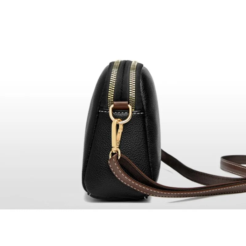 Bolso de hombro de piel de lujo