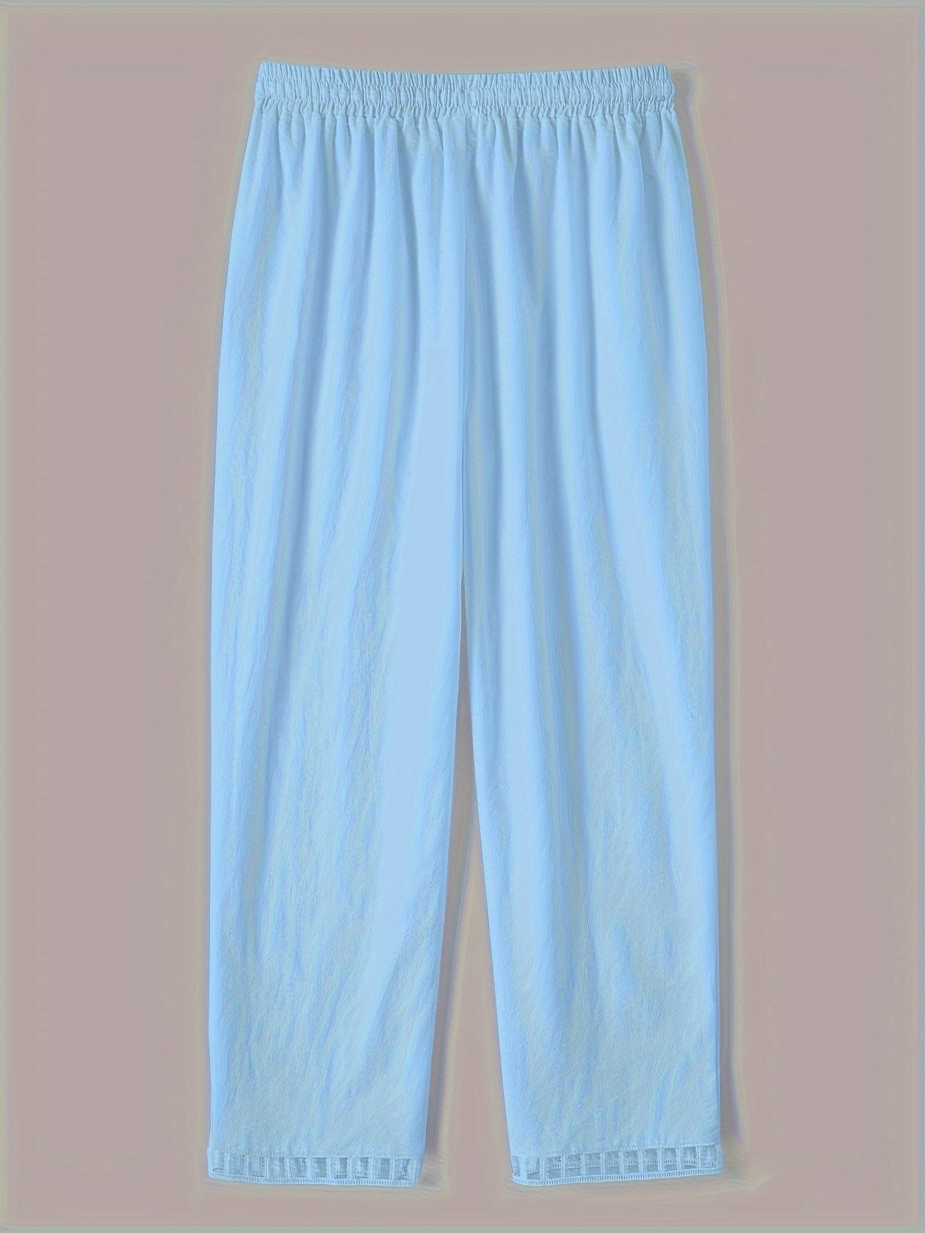 Woeen – Pantalones de estilo relajado con detalles